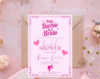 Barbie Bride - Bridal Shower Invite template