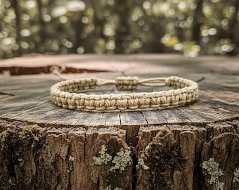 The Everyday Hemp Bracelet – Slim, Adjustable, Zero Waste