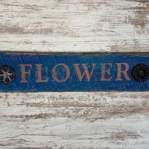 Fresh Flower Market Wood Sign, Flower Market Grain Farmhouse Wall Sign, Farm House Decor, Flower Market Sign, Front Porch Sign