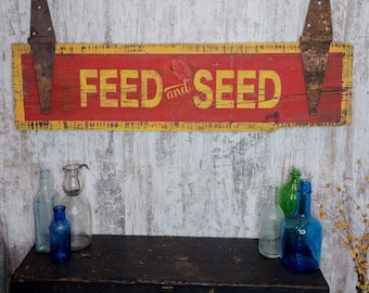 Tinworld Tin Sign: Nutrena Feed Retro Rustic Feed Seed Tinworld Tin Sign: Nutrena Feed Retro Rustic Feed Seed