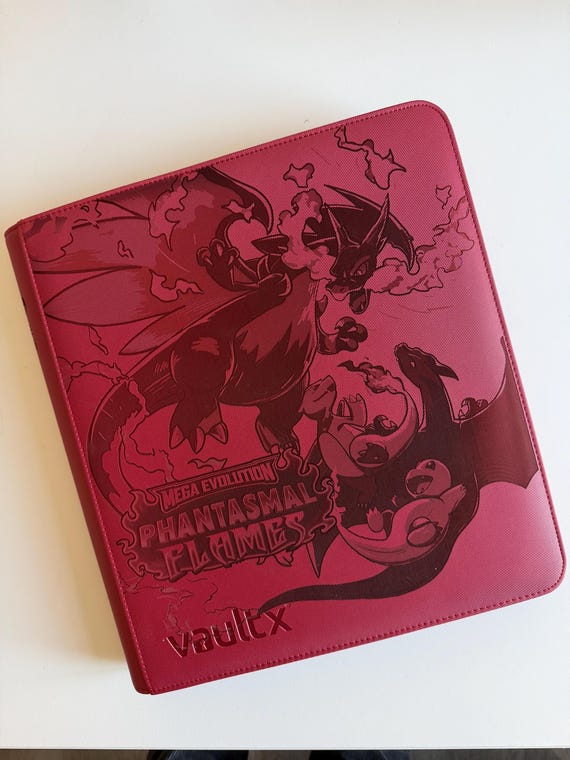 Pokemon Mega Evolution Phantasmal Flames - Vaultx Zip Binder - Etsy