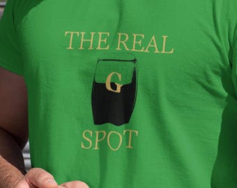 Split the G Shirt – Funny Guinness Inspired Beer Game Tee, Irish Pub Drinking Rule Shirt, The Real G Spot