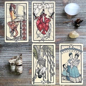 Fjodor Pavlov Tarotkaarten afgeprijsd (Fjodor Pavlov Tarot) 78 kaarten, tarot van Waite, deck tarotkaarten, ongewone tarot, prachtige tarot, Tarot