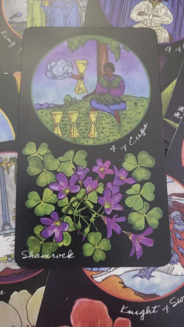 Tarot Cards Flower of Will - Liber Florum Tarot 78 cards