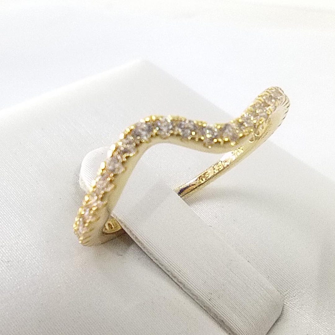 Pandora Timeless Ring Stackable Sparkling Wave Sormus - Etsy