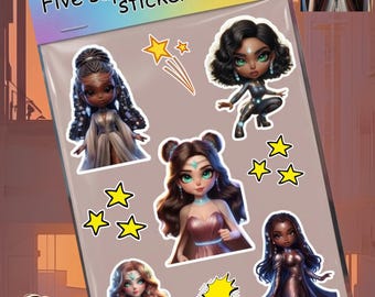 Superhero - Themed Stickers