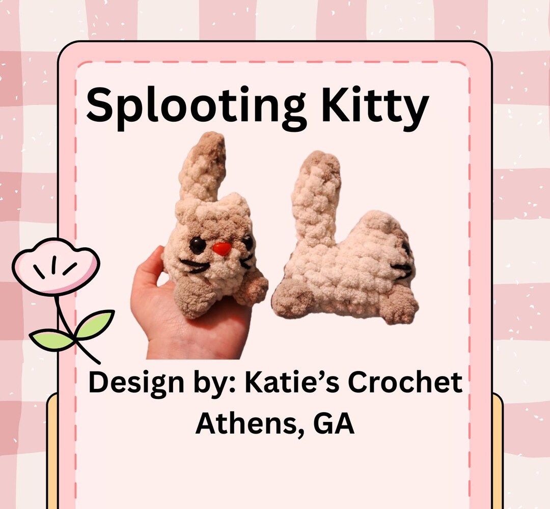 Crochet Exploding Kitten Splooting Kitty Crochet Pattern - Etsy