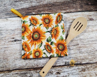 ITH Potholder in the hoop machine embroidery Hexagon quilting potholder no sewing!