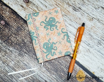 Copertina per mini quaderno componibile ITH con fodera - mini quaderno con ricamo a macchina Diamond Quilting, copertina per diario spazzatura senza cuciture!