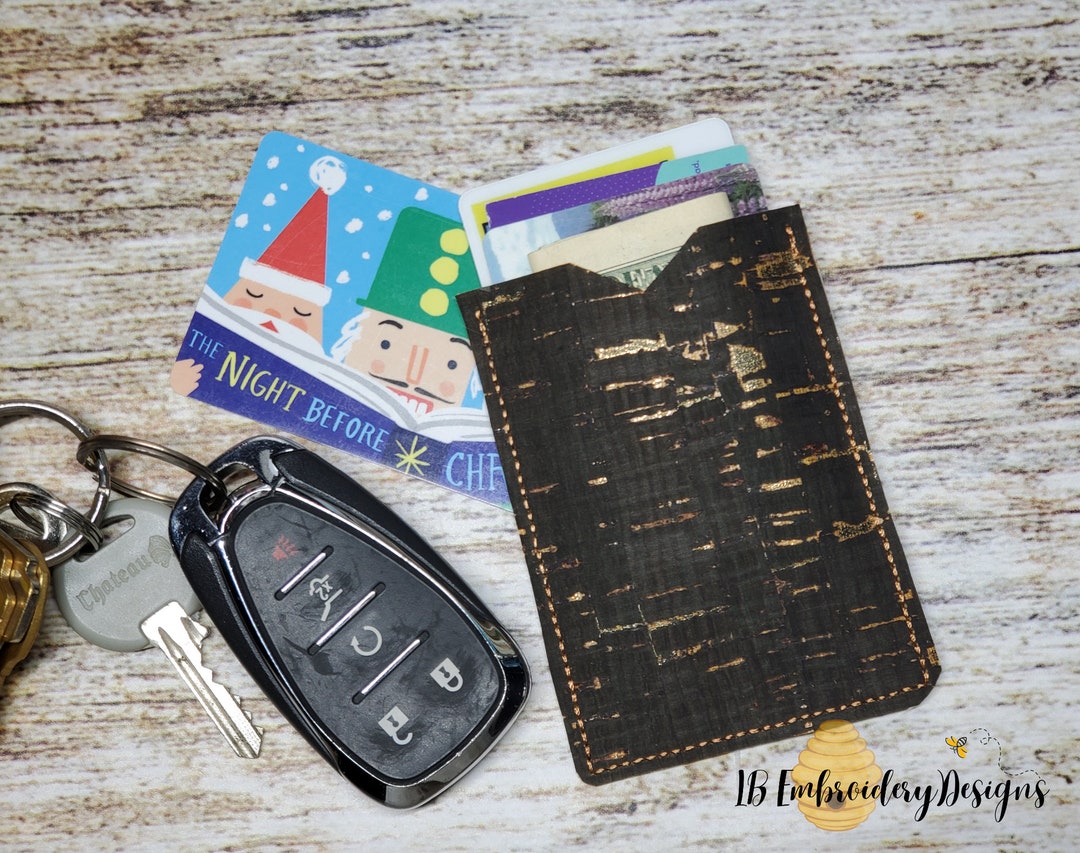 ITH Credit Card Walletin the Hoop Machine Embroidery Credit Card/cash