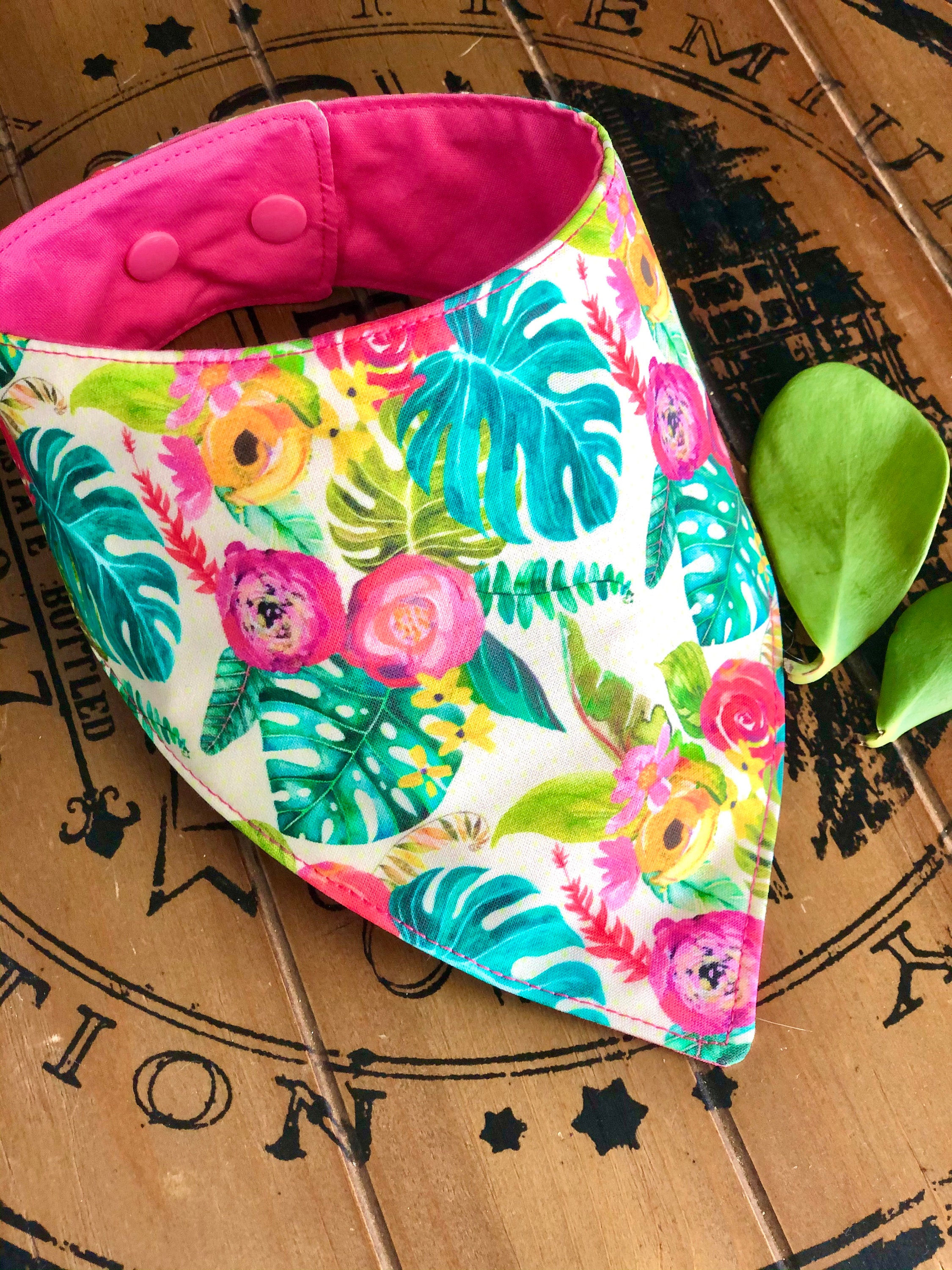 Tropical Dog bandana Hawaiian Dog Bandana Beach dog bandana Etsy