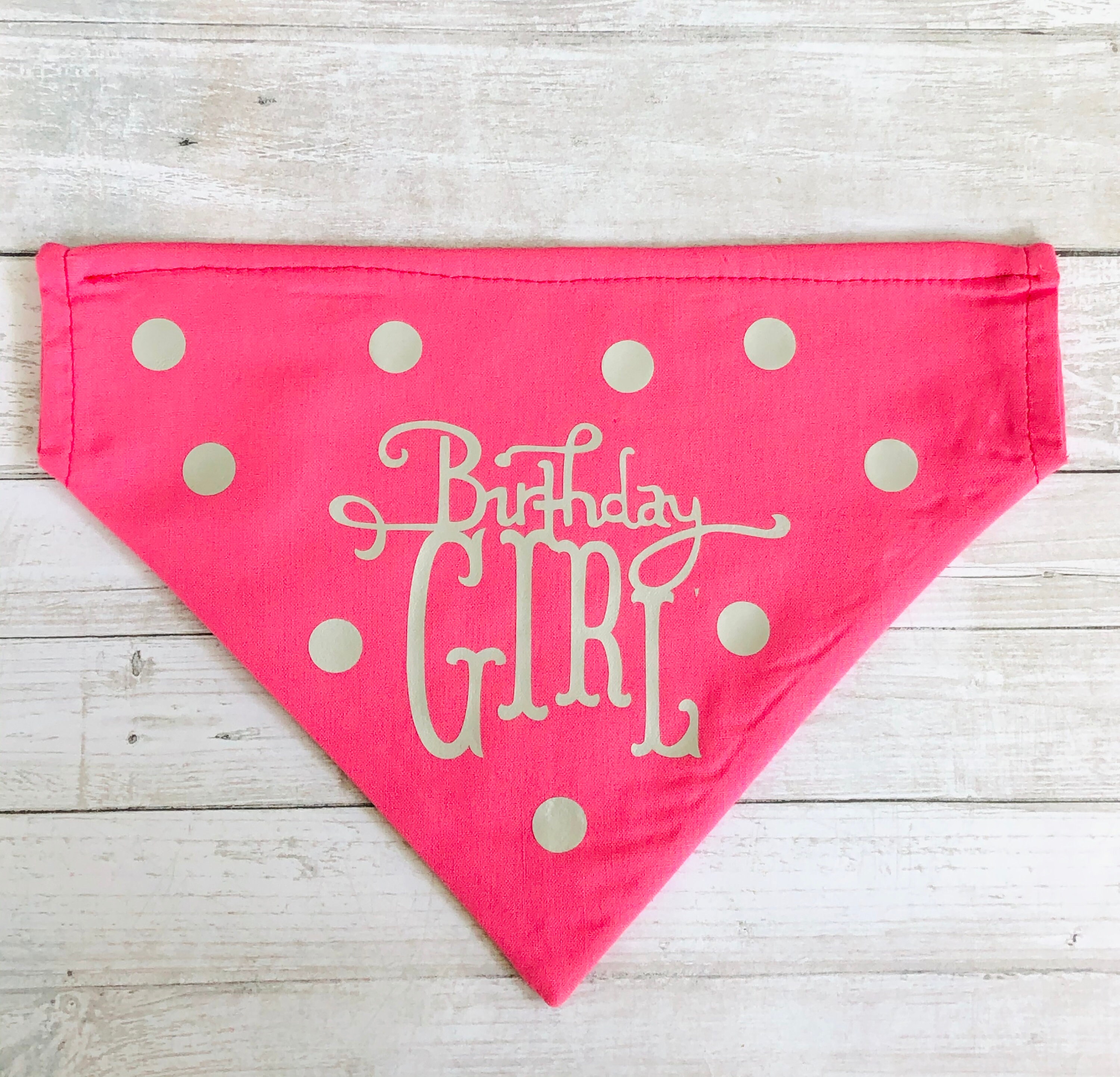 Birthday Girl Dog Bandana girl Birthday dog bandana Dog Etsy