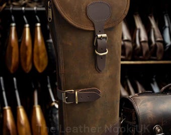 Handmade Leather Shotgun Case, Rifle Scabbard, Hunting Gift