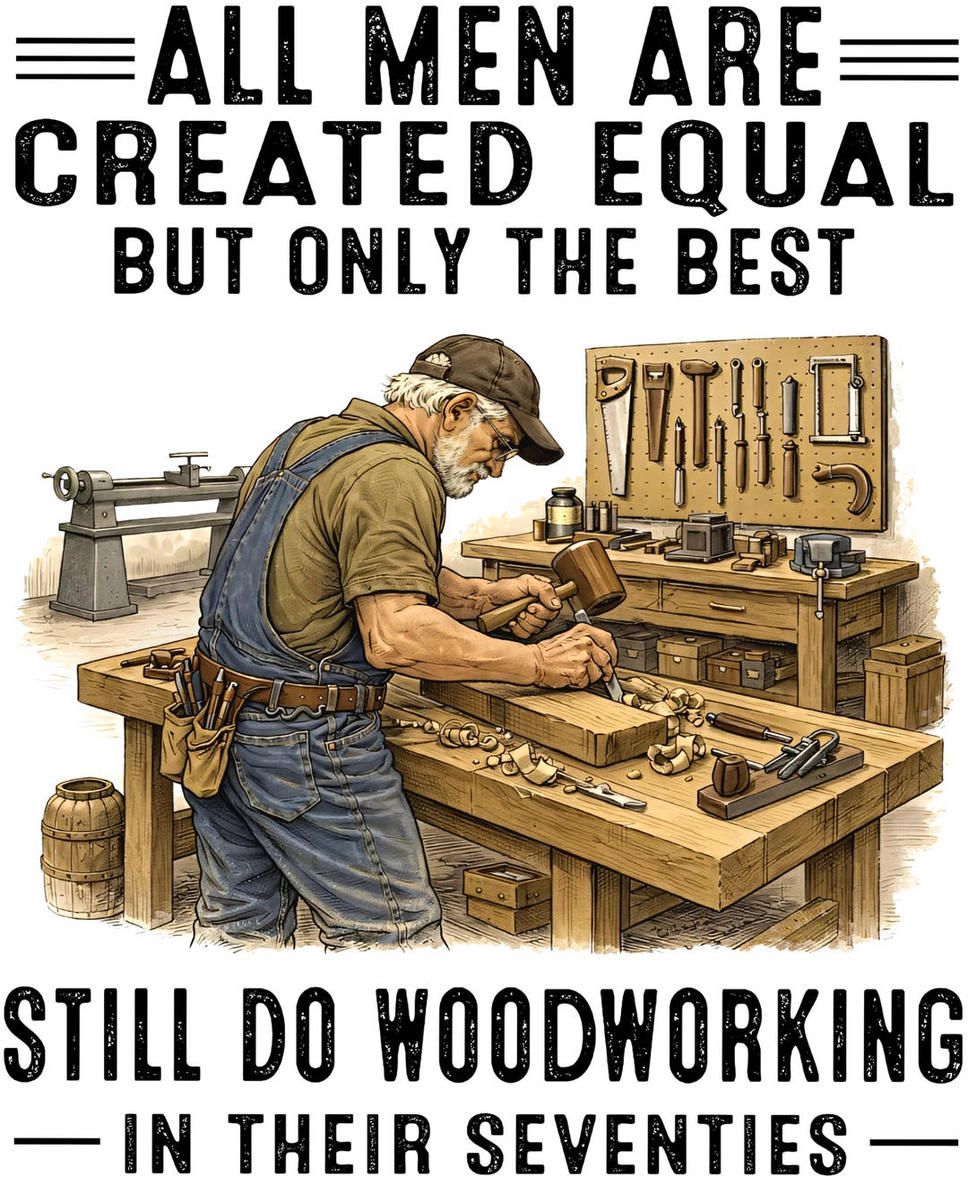 Custom Woodworking Png, 70th Birthday Gift for Woodworker, Retired ...