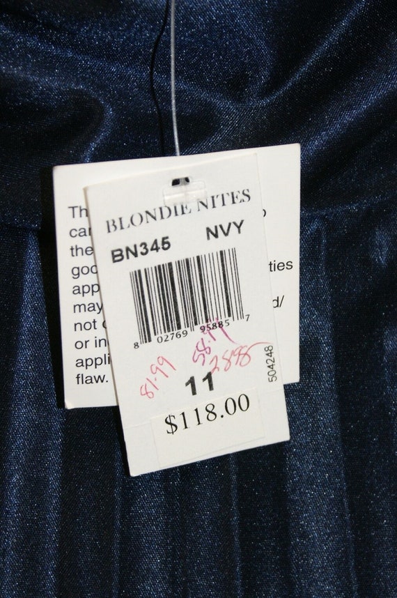 NOS NWT Vintage 80's Halter Cocktail Dress by Lin… - image 7