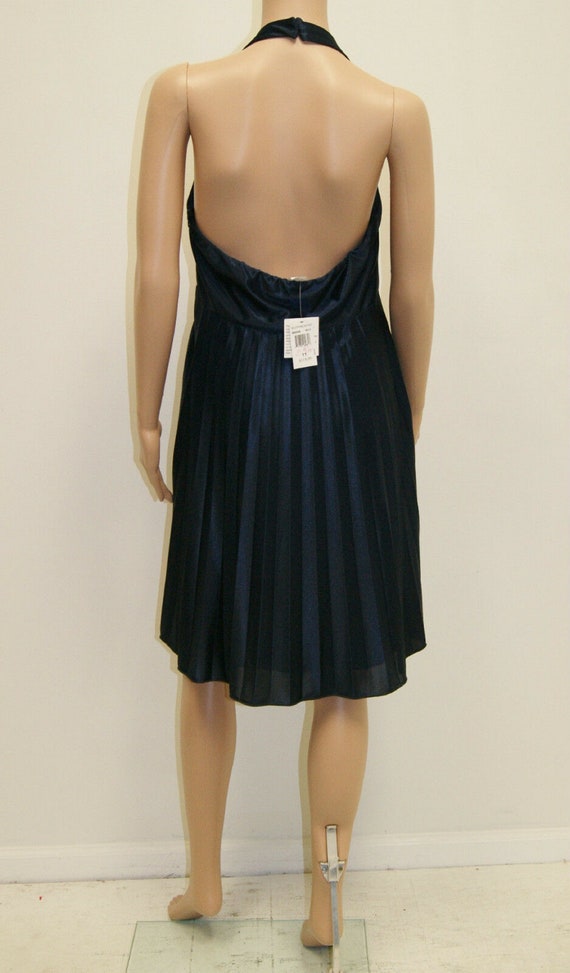 NOS NWT Vintage 80's Halter Cocktail Dress by Lin… - image 5