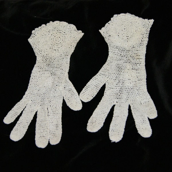 Vintage Lace Gloves Etsy
