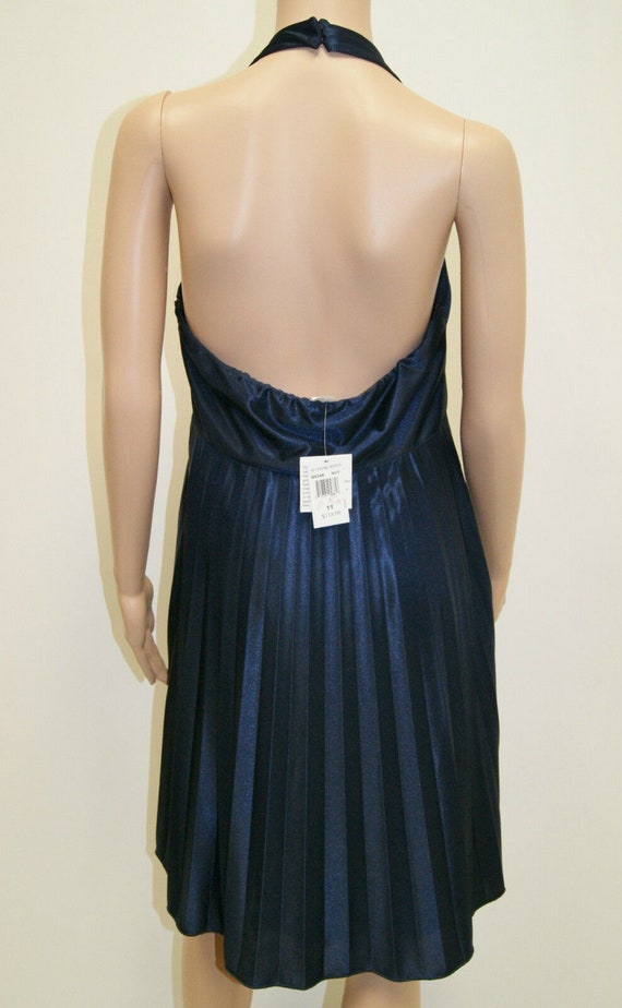 NOS NWT Vintage 80's Halter Cocktail Dress by Lin… - image 6