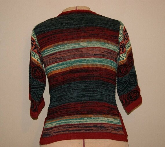 Vintage 70's Southwestern Design Sweater by Colla… - image 4