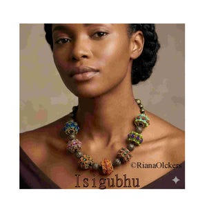Motif de perles de perles au point peyotl. Tutoriel collier - Tambour zoulou Isigubhu (Tutoriel PDF)