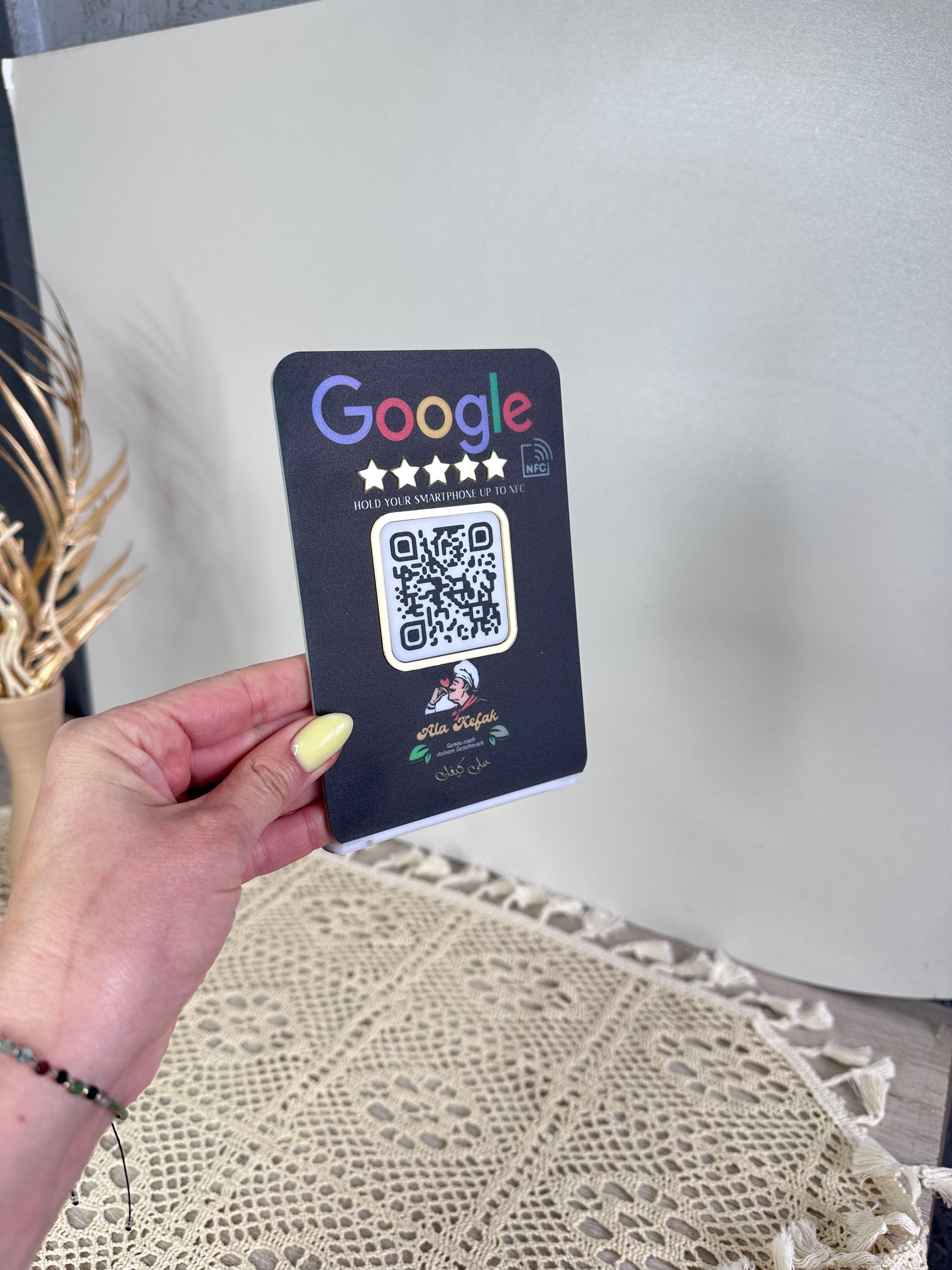 Stylish NFC Business Board, Nfc Qr Code Sign, Acrylic QR Display, Small ...