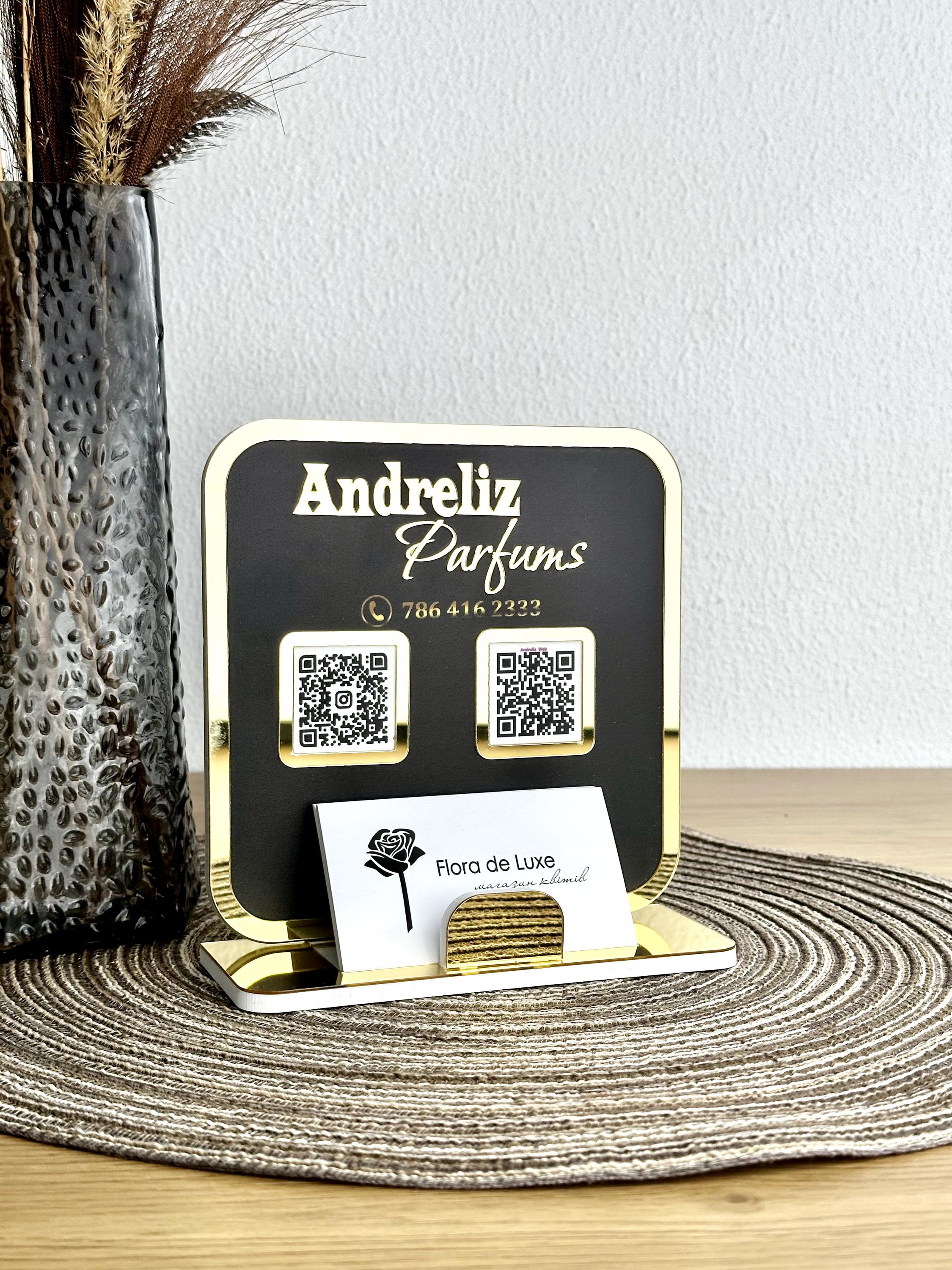 Custom Business Tables Qr Links, Qr Code Sign, Qr Code Table Sign ...