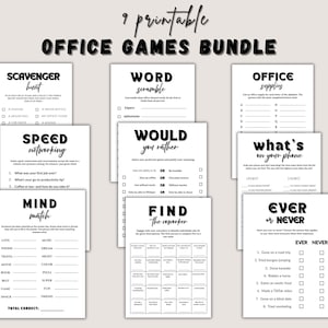 Office Party Games: Team Building Cards & Fun Adult Group Activities for Icebreaker Conversation Starters