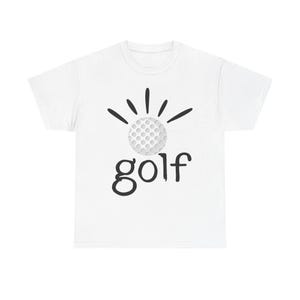Golf Tee - Unisex Heavy Cotton Tee - Perfect for Golf Lovers