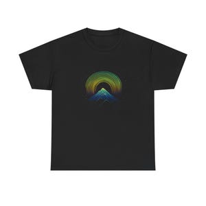 Aurora Borealis Northern Lights - Unisex Heavy Cotton Tee