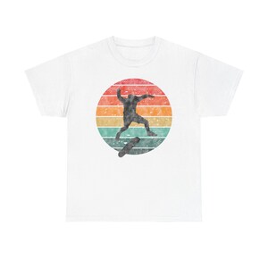 Vintage Style Skateboarding Tee - Unisex Heavy Cotton Tee - Perfect for Adventure Lovers