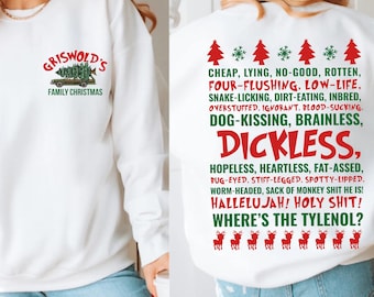 Griswold's Family Christmas Sweatshirt, National Lampoon's Christmas Vacation T-Shirt, Retro Christmas Movie Sweatshirt, Christmas Gift