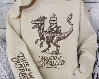 Mongo Is Appalled Sweatshirt, Princess Donut and Mongo T-Shirt Long Sleeve, Dungeon Crawler Carl Sweatshirt, Donut Mongo Shirt
