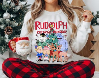 Rudolph the Red-Nosed Reindeer Christmas Sweatshirt