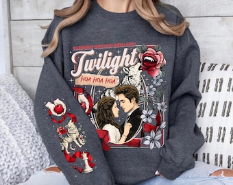 Twilight Saga Comic Inspired Sweatshirt, Hoa Hoa Hoa Season Shirt, City Of Forks T-Shirt, Vampire Wolves Romance Shirt
