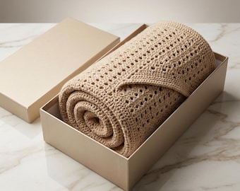Crochet Baby Blanket Pattern Shell Stitch Soft Easy Nursery Gift PDF