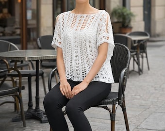 Crochet Summer Top Pattern PDF – Easy Sleeveless Crochet Top