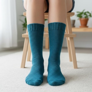 Tunisian Crochet Slipper Socks Pattern PDF – Cozy House Socks Tutorial