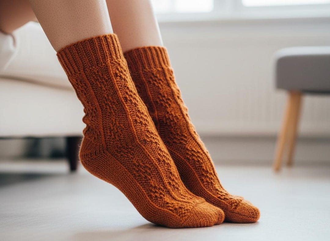 Knit Socks Pattern PDF – Beginner Knitting Sock Guide - Etsy