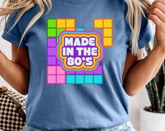 80&#39;s Shirt, Retro T-Shirt, 80&#39;s Tee, Comfort Colors Tee, Vintage Style, Retro T-Shirt for Women, Vintage T-Shirt, Birthday Shirts, 80s Women