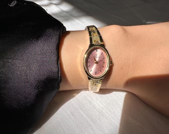 Freestyle Ladies Pink Dial Stainless Steel Bracelet Watch 