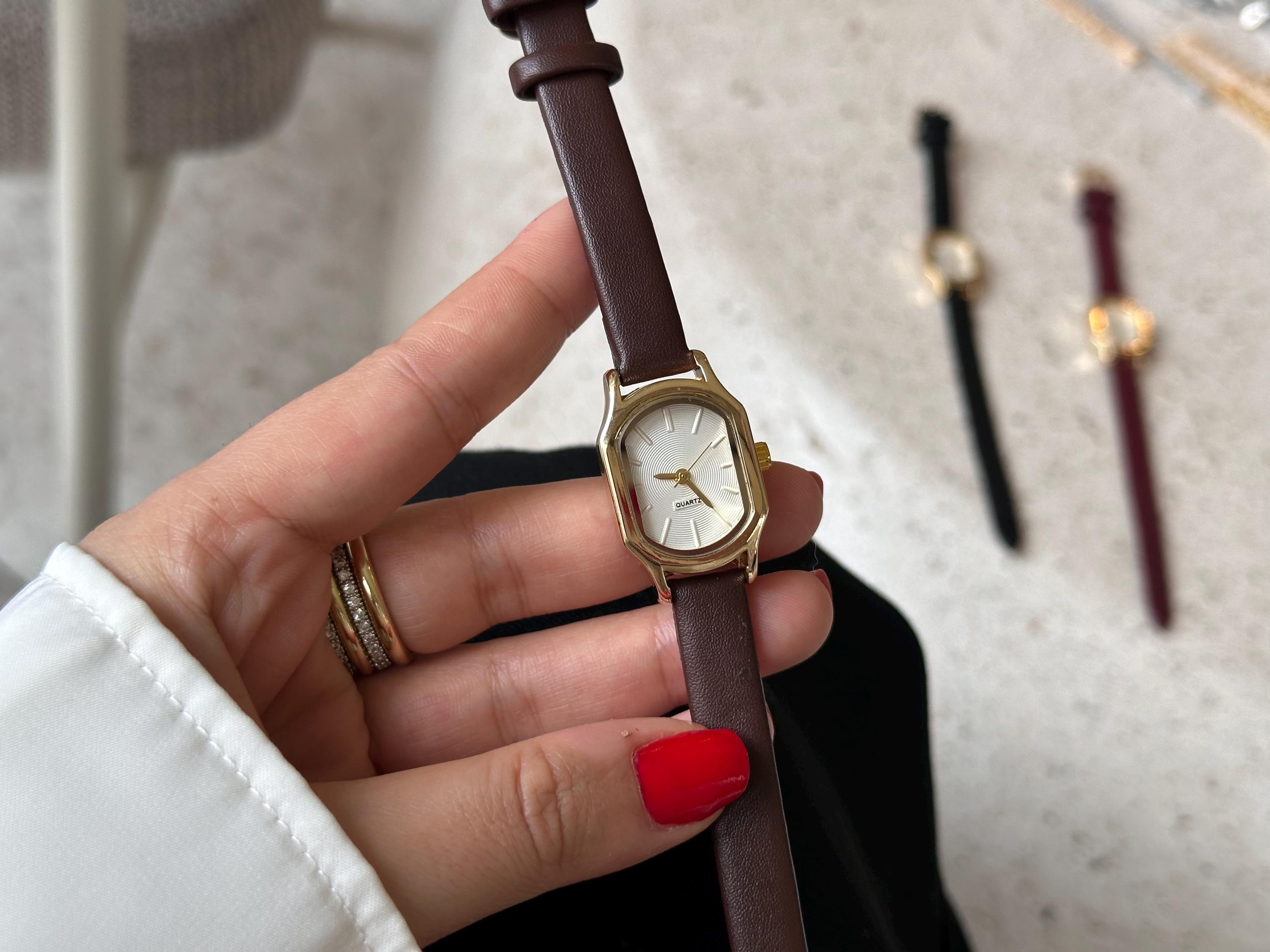 Womens Small Gold Watch Rectangle - Etsy