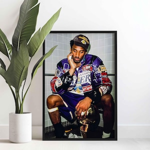 Black Mamba Wandkunst, Kobe Bryant Champion Locker Room Poster oder Leinwand Kunst, Basketball Wohnkultur, LA Basketball Feier Geschenk