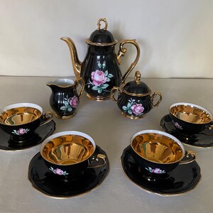 Antique porcelain set bavaria coffee