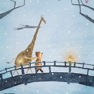 unique christmas cards unique holiday cards giraffe art cards giraffe cards whimsical christmas cards giraffe christmas cards set of 12