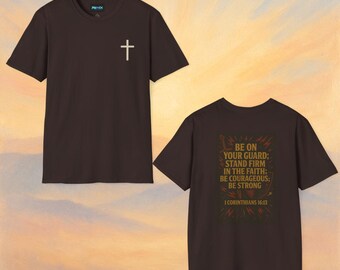 Inspirational Faith T-Shirt, Christian Apparel, Unisex Tee for Encouragement, Gifts for Believers, Bible Verse Shirt