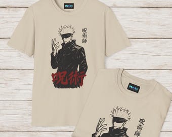 Anime Graphic Tee for Anime Lovers, Unisex Softstyle T-Shirt, Unique Gift for Friends, Casual Wear, Manga Fan Merchandise