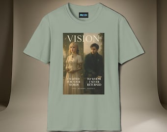 Camiseta gráfica de Violet Evergarden x Major Gilbert Anime Vision, unisex, de algodón suave, regalo para fans, prenda única.