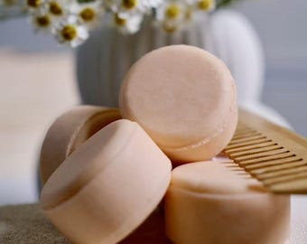 shampoing Citrus Blossom [Pour cheveux gras] | Shampooing solide | Zéro déchet | Soin capillaire au pH équilibré