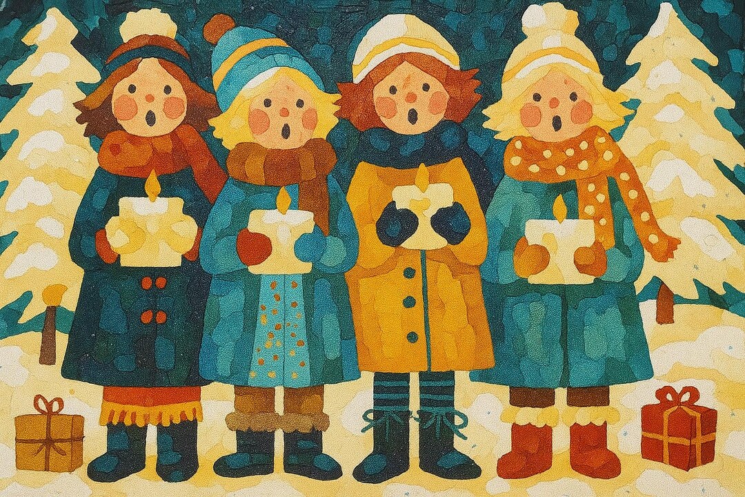 "Malen nach Zahlen ""Winterlieder"" - Gemütliches Weihnachten Malen