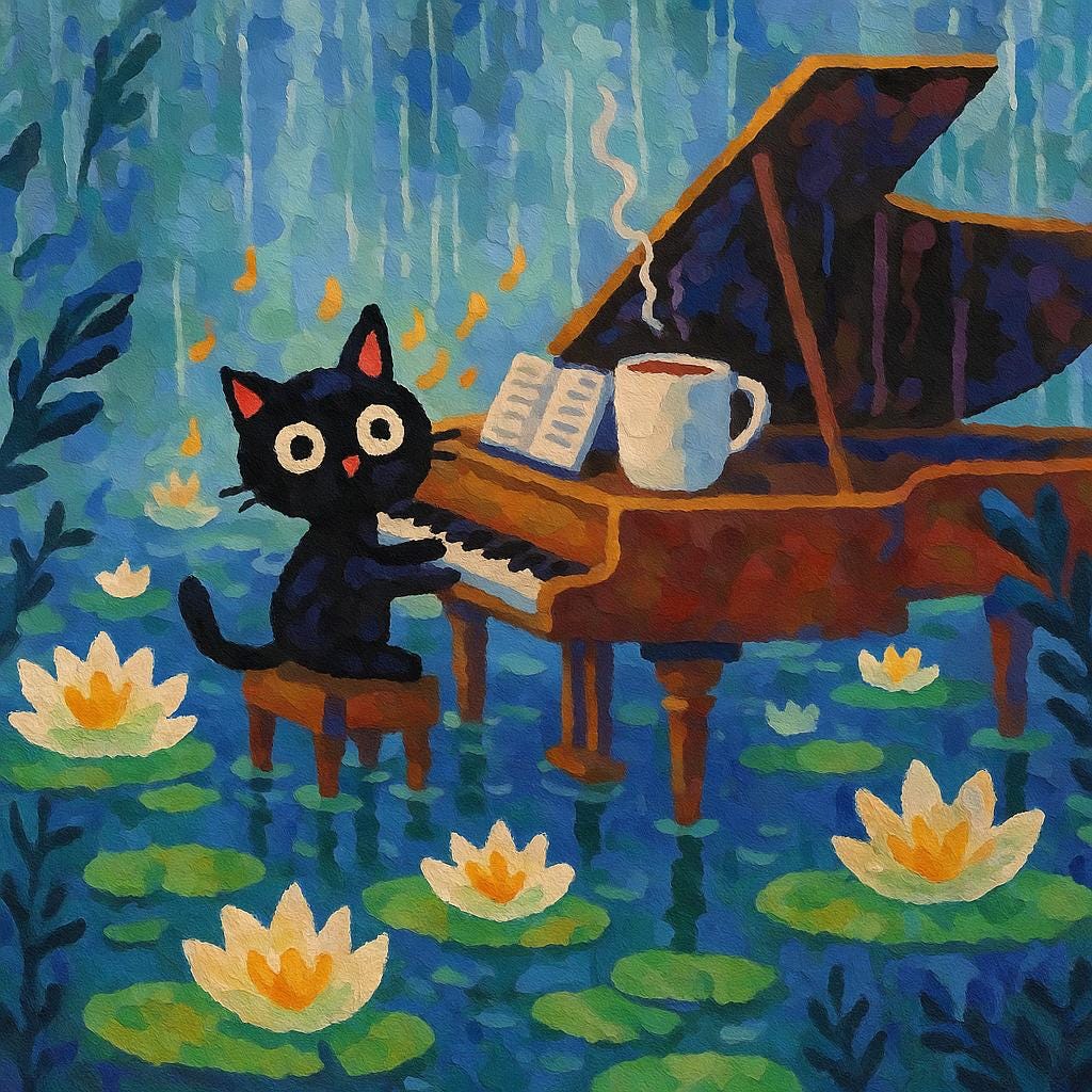 32 Marvelous Music Crafts for Kids To Make And Play 17 Black Cat Playing Piano Paint by Numbers Kit for Adults Kids - Cute…